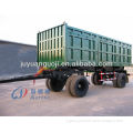 High quality 2 axles full trailer with draw bar and 8 tires for sale